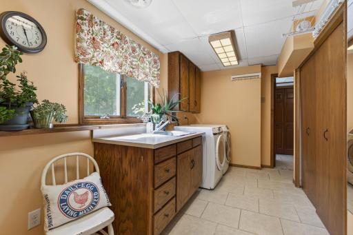 Main floor laundry room