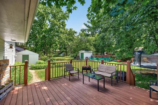 Large yard with ample storage!