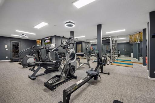 Exercise room.