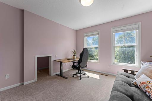 Another view of the last upper-level bedroom with its private nook.
