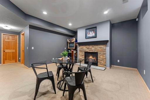 Another view of the spacious family room.