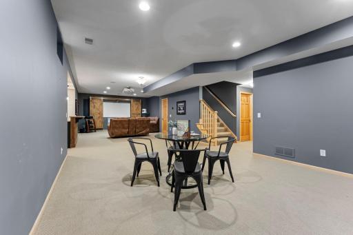 This is a great view showcasing the huge family room.