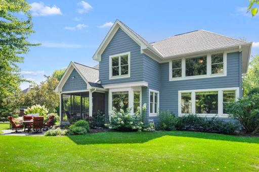 Beautiful professionally landscaped yard. The whole home, trim, and garage doors were freshly painted last year.