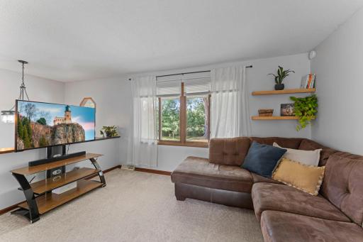 Great natural lighting with the large picture window.
