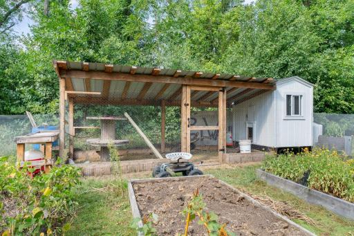 Chicken coop...you just have to bring your own chickens.