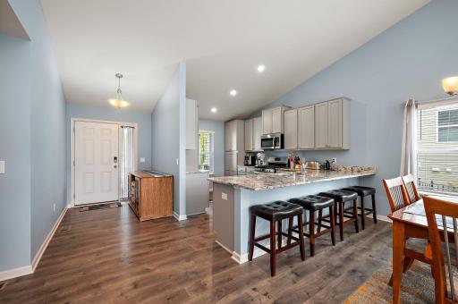 Light and bright main floor open concept.