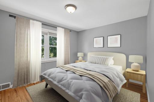 Upper Level Bedroom #1 - Photo is Virtually Staged
