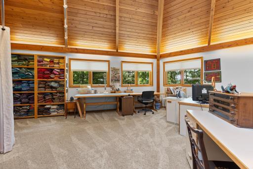 Upper Level Loft or Hobby Area