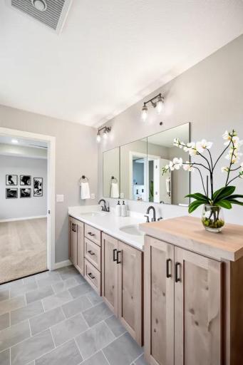 Not actual home, photos of model with the same layout.