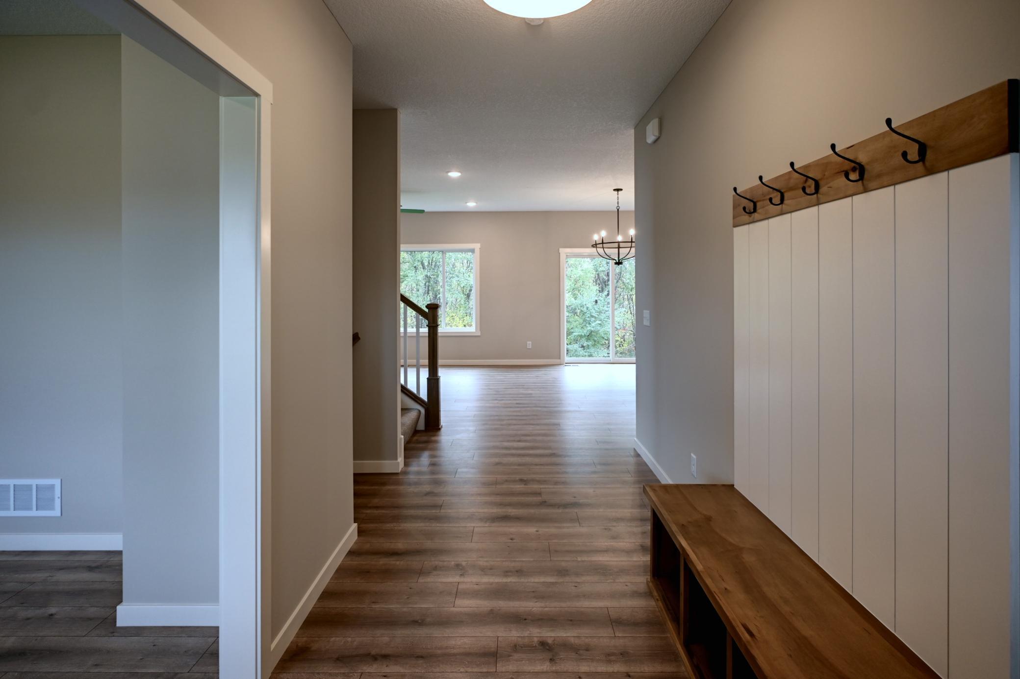 Entry Hall to Open Living Area
