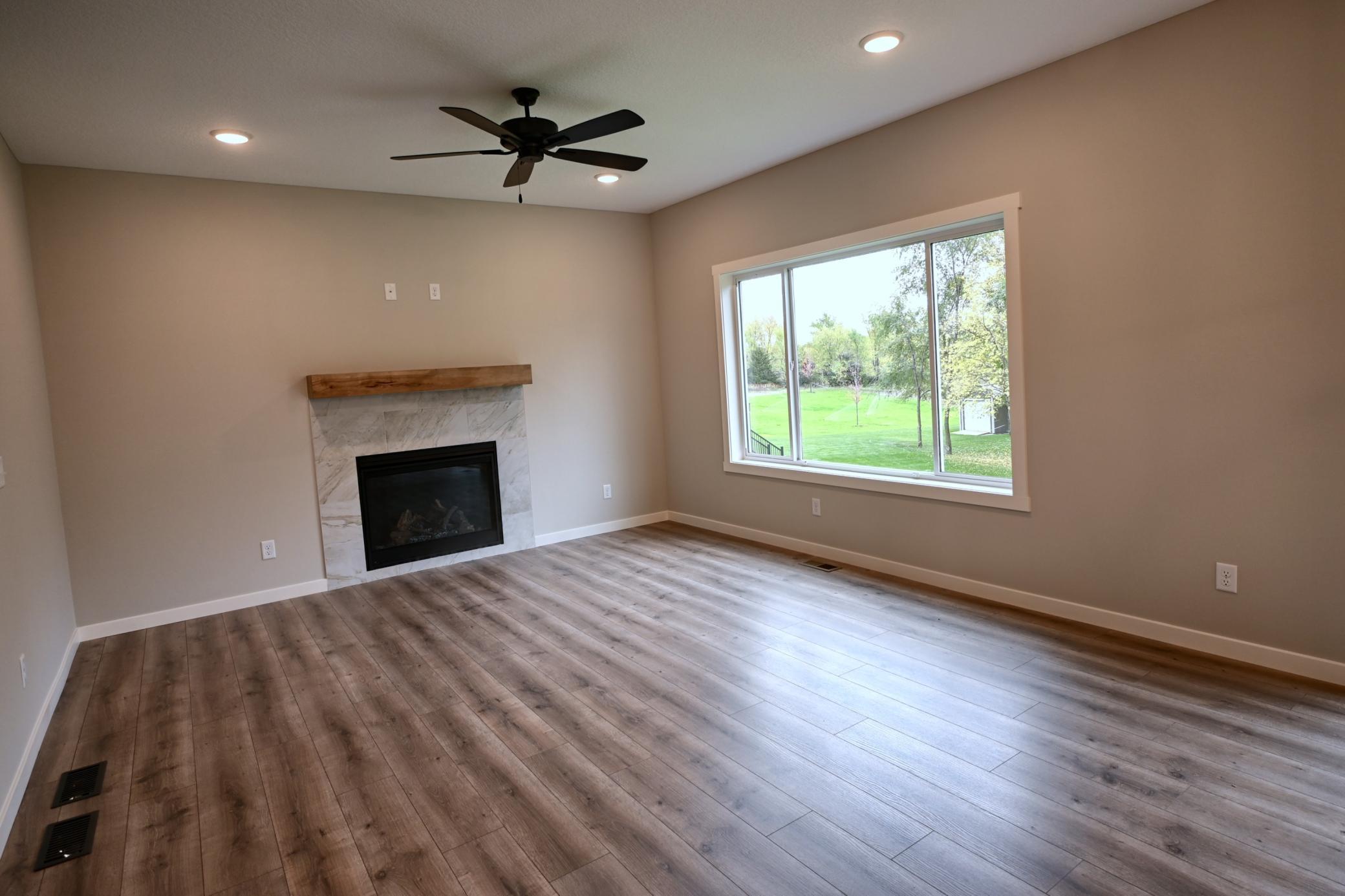 Living Room with Fireplace