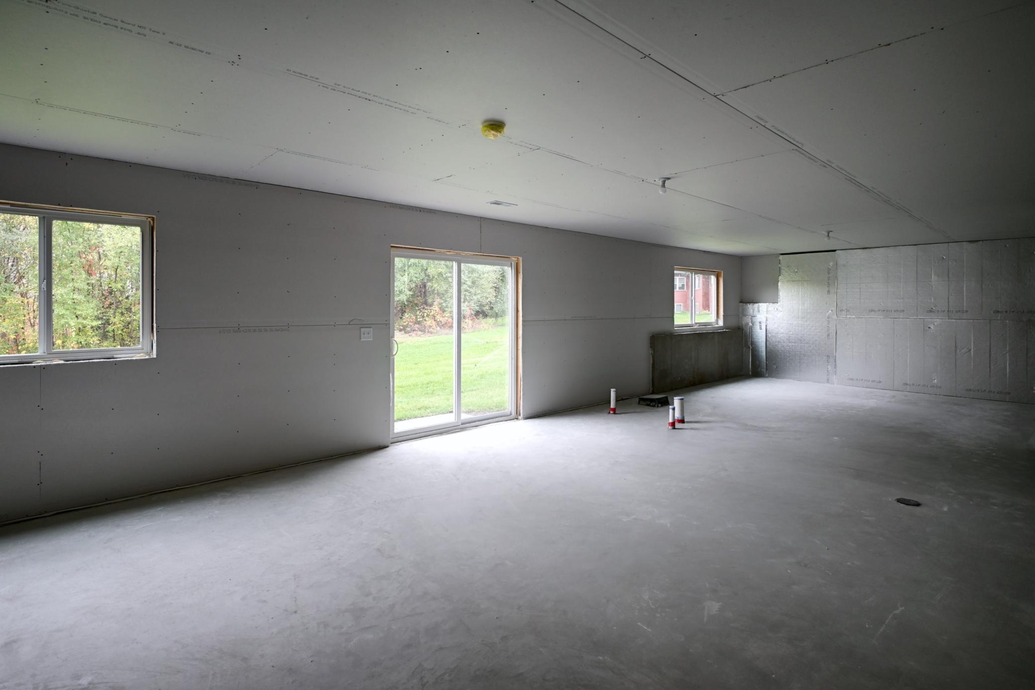 Unfinished Lower Level