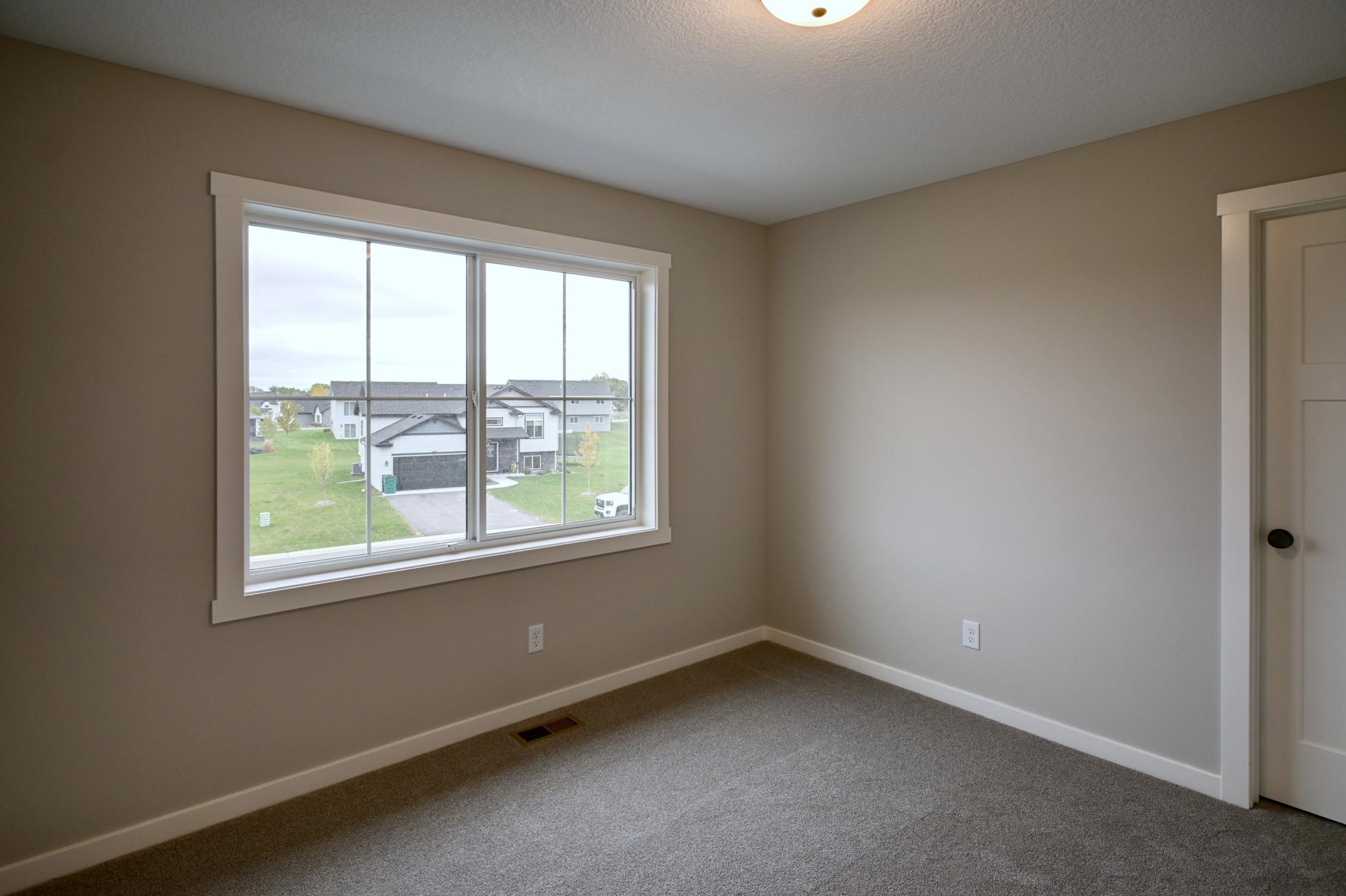 Bedroom with Double Window