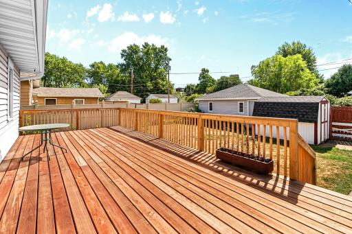 Big new beautiful deck