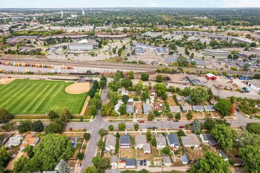 Overlooking to the North )- State Fair Grounds in bkgd