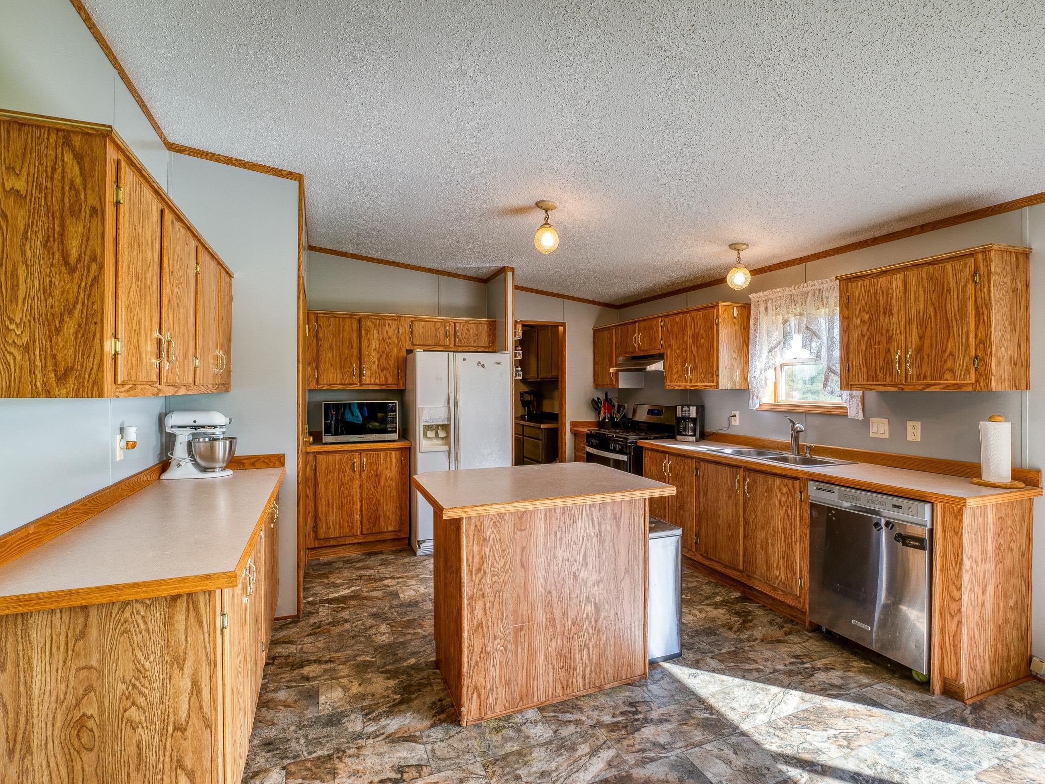Freshly painted Kitchen