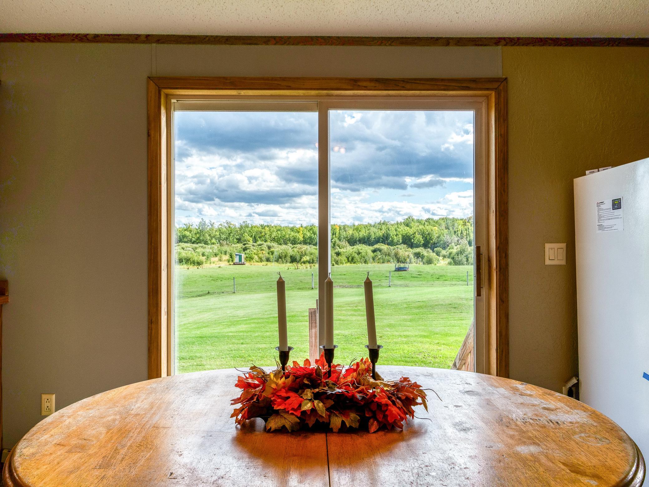 Enjoy all the nature right from your dining room!