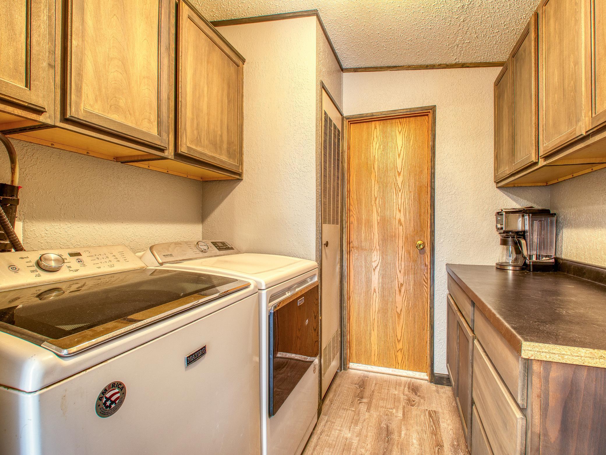 Freshly Updated Laundry Room (washer and dryer do not stay)