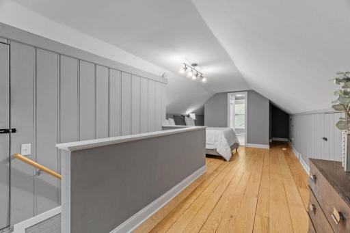 Amazing upper level primary bedroom suite.