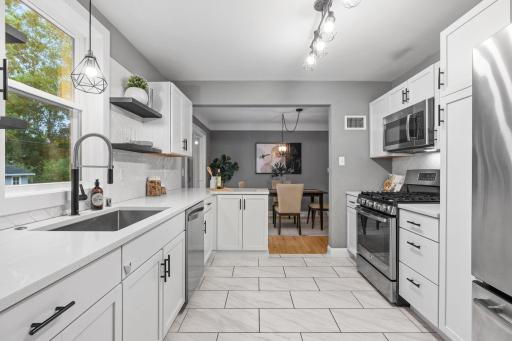 The finishes and space in this kitchen will not disappoint!