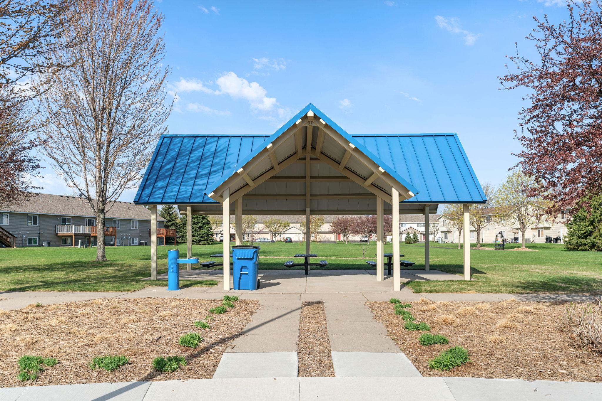 Covered pavillion
