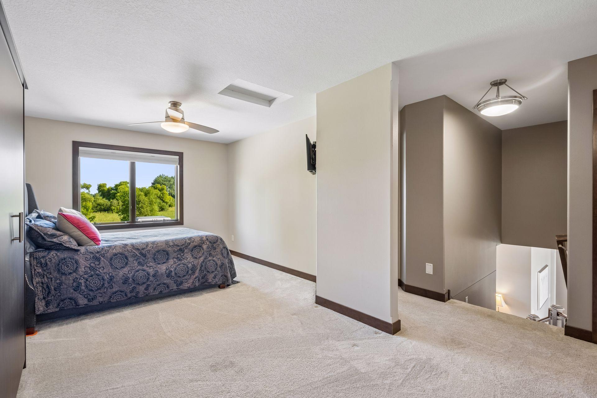 Versatile Upper-Level Space Ideal for a 4th Bedroom, Loft, Office or Additional Gathering Area