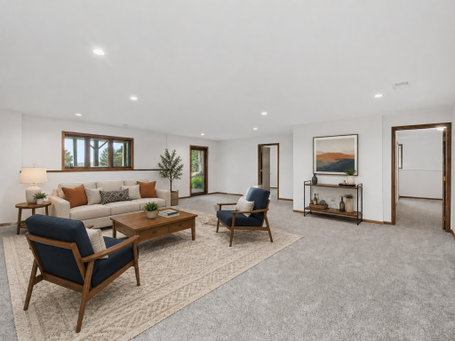 AI virtually staged to help buyers visualize the space.