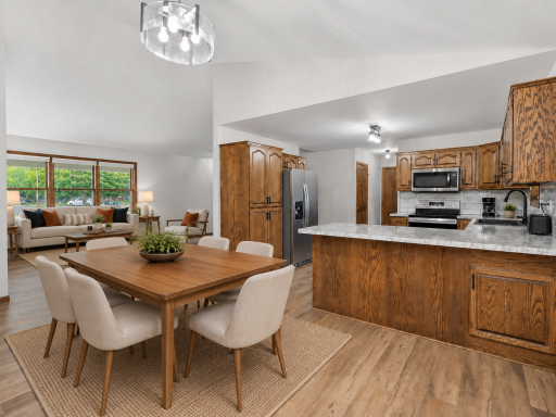 AI virtually staged to help buyers visualize the space.