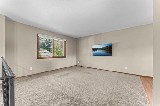TV and mount included.
