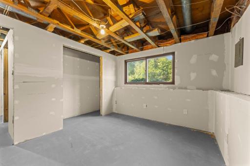 Rough in for a potential 3rd bedroom area.