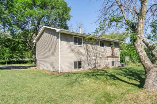 Side yard has ample off street parking.