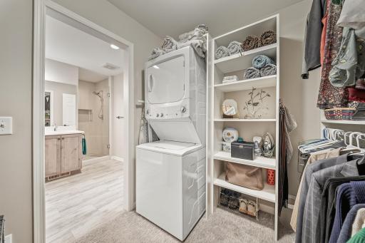 2nd set of W/D within Walk-in Closet