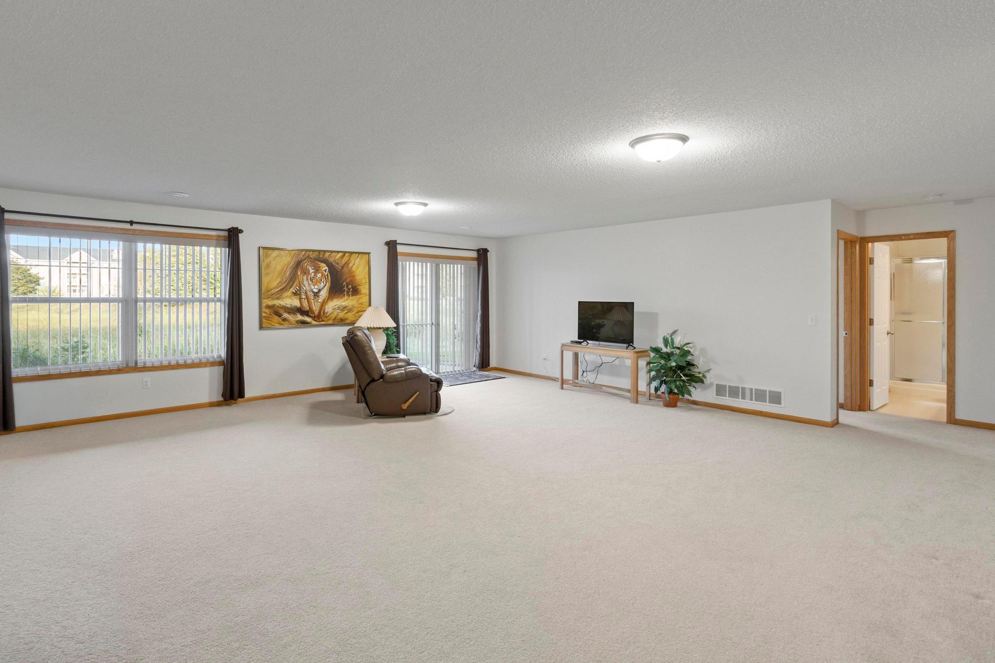 25 x 27 Lower Level Recreation Room