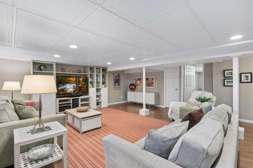 The existing 1/2 bath behind the open door on the far wall can be converted to a 3/4 bath by adding a showerT