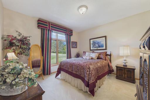 Second main floor bedroom with peaceful views