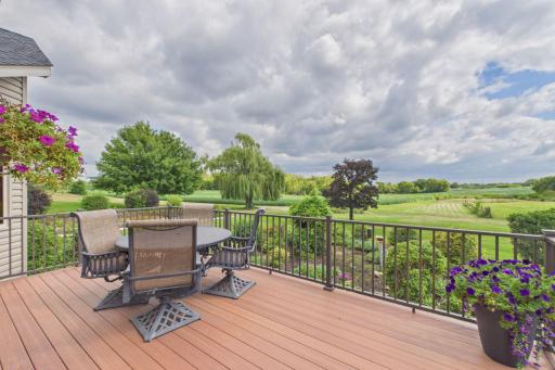 Enjoy the maintenance free deck and the view