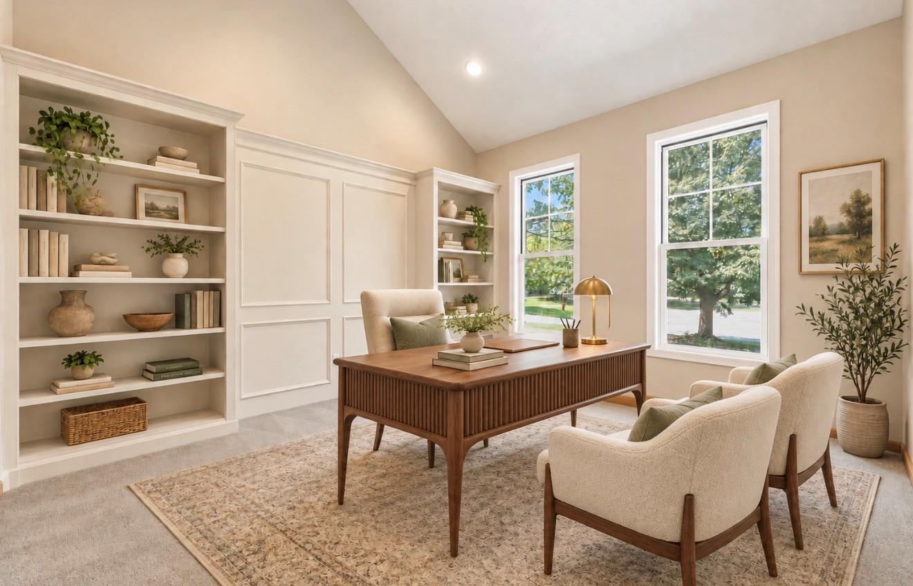 Virtual staged office
