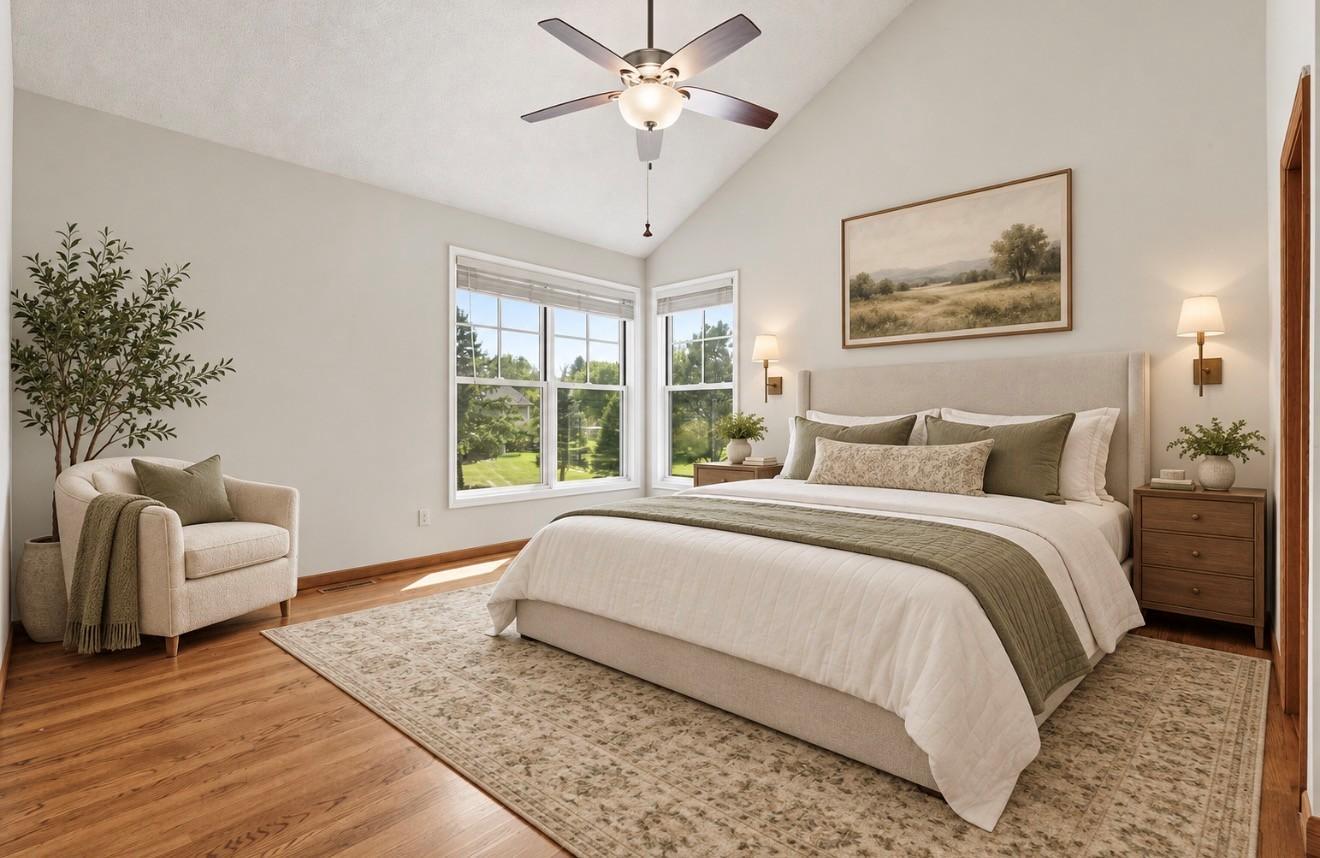 Virtual staged room