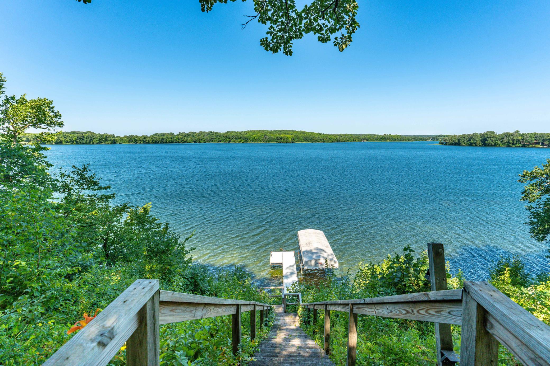 Spirit Lake is coveted for it's undeveloped shoreline. Fishing, swimming and boating are top notch.