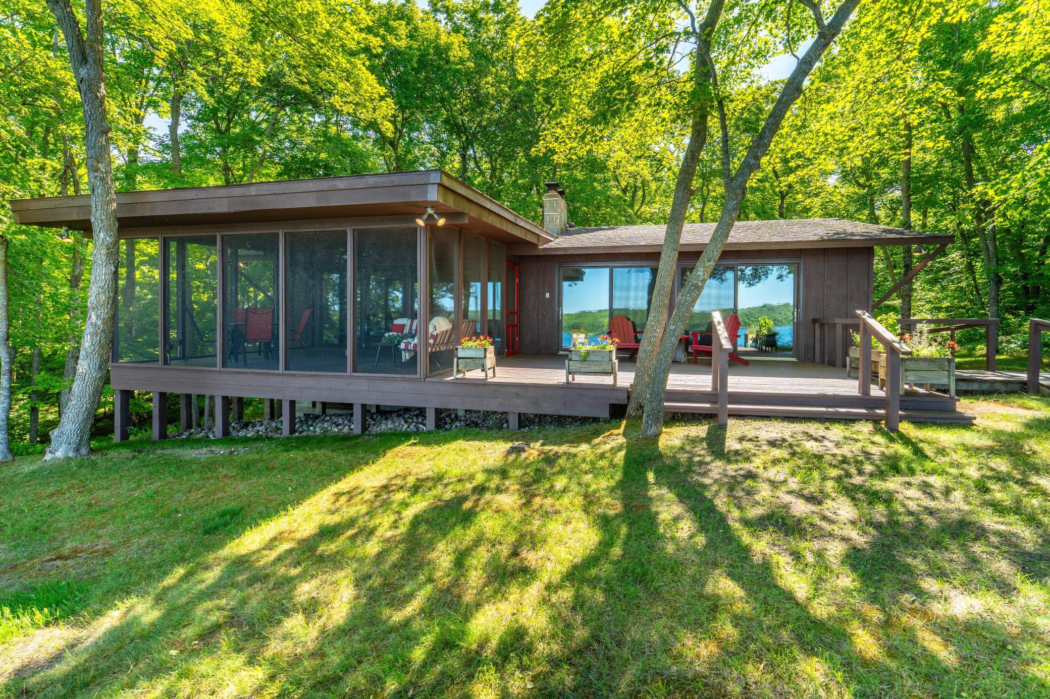 There's very little lawn to tend to allowing more time to just settle in and enjoy