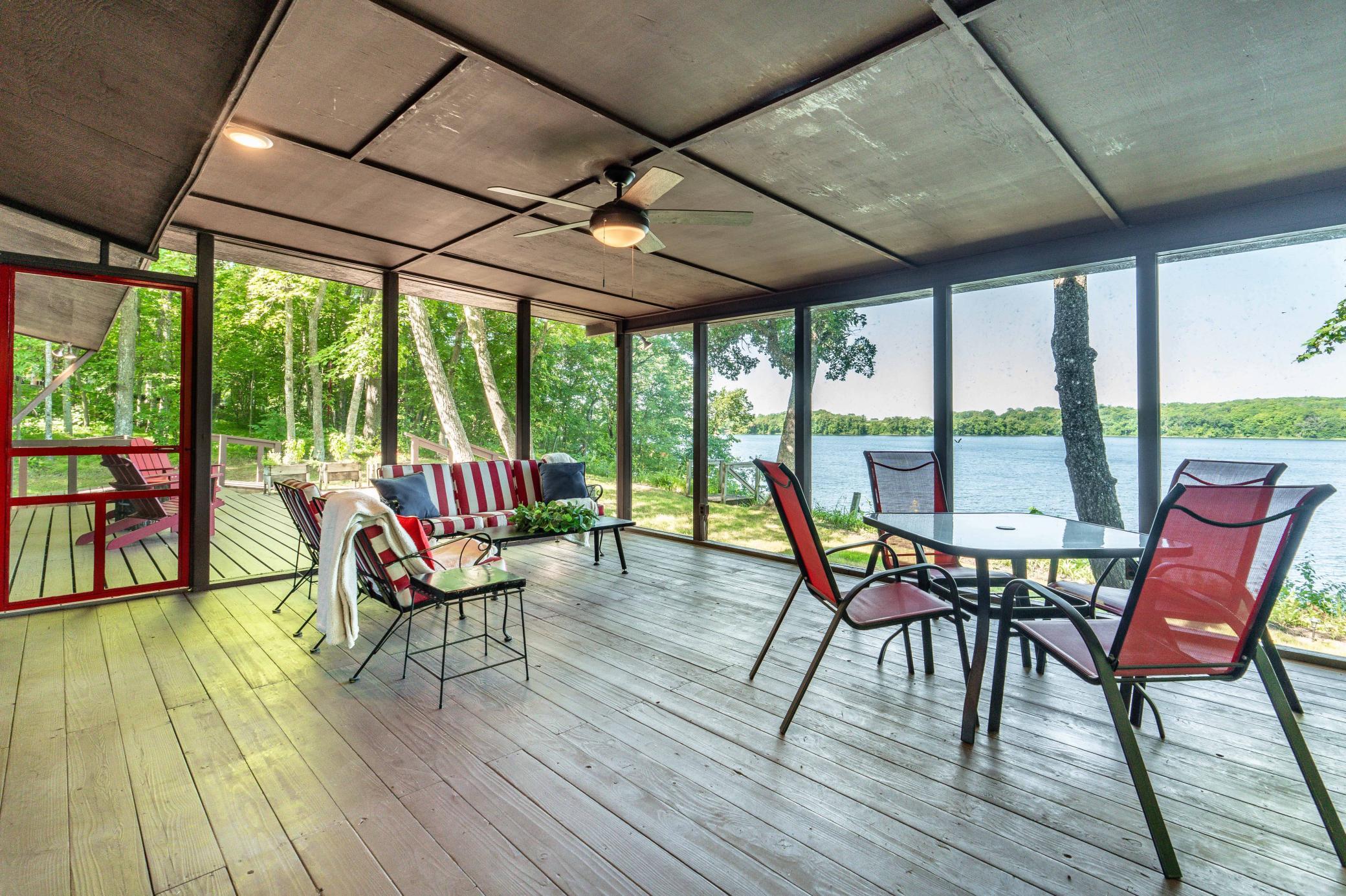 Alternate view inside screen porch