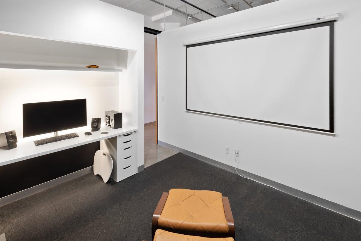 Bedroom #2 (currently a media room)