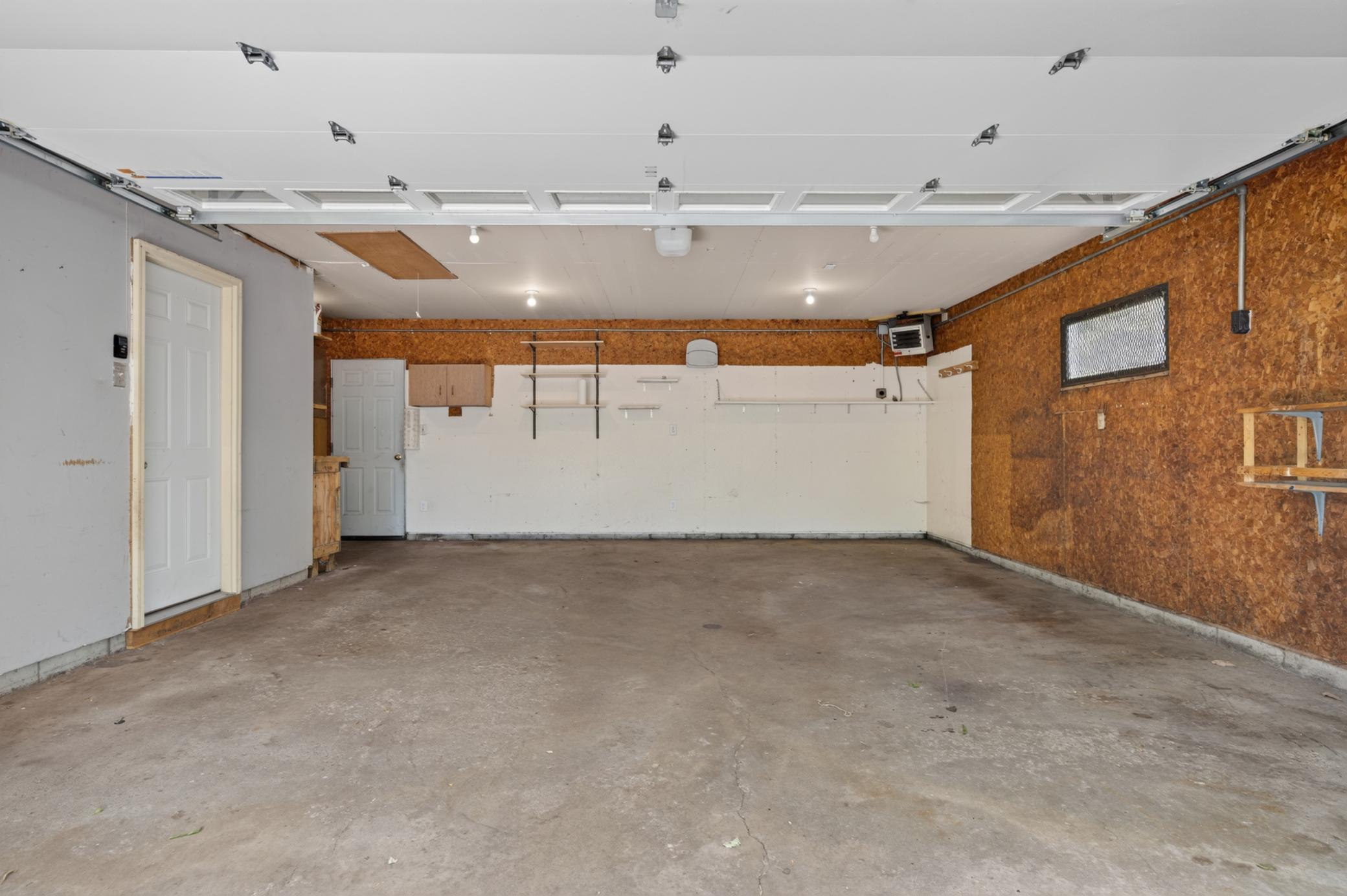 Heated garage