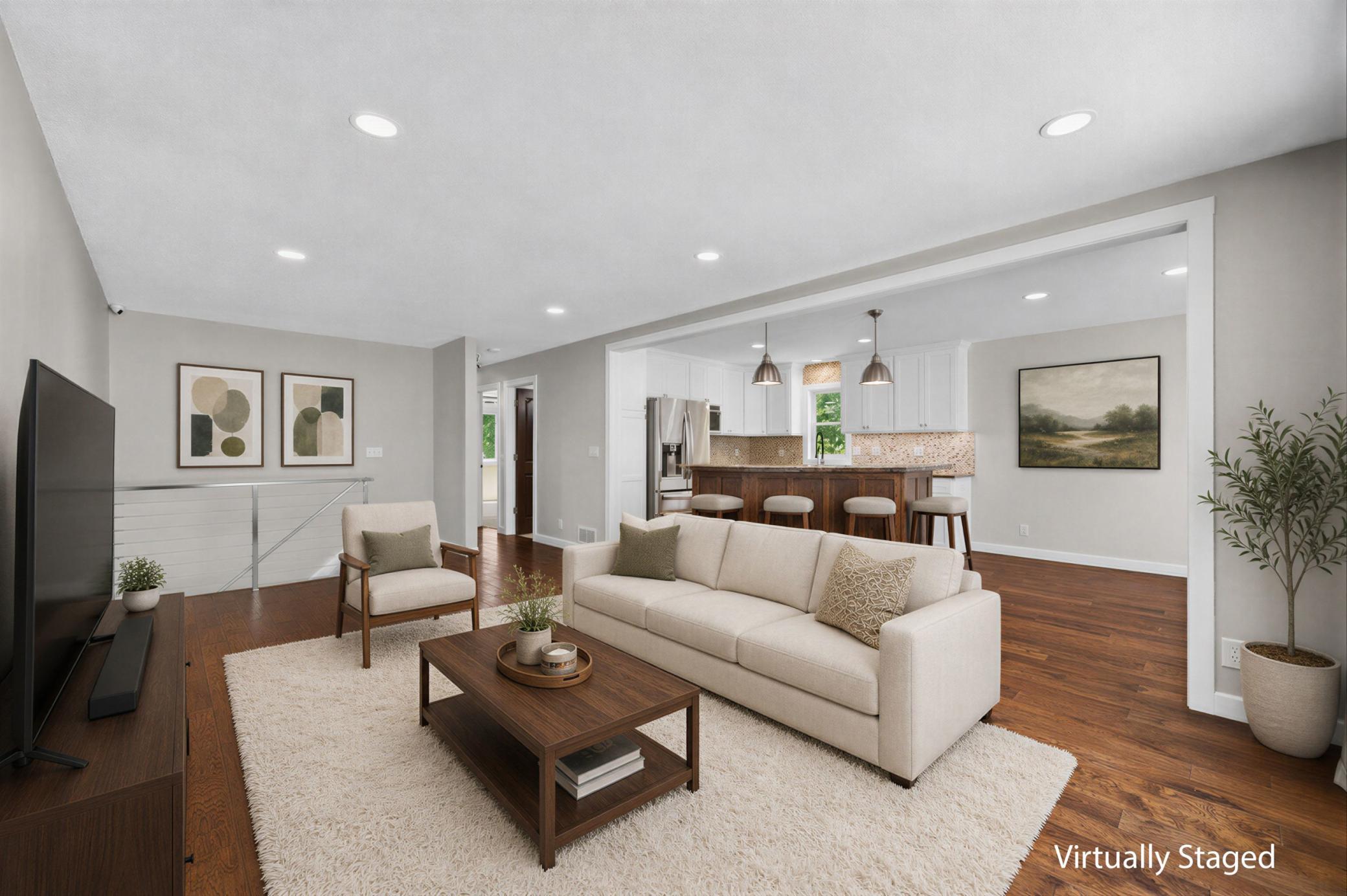 Beautiful, updated open floor plan