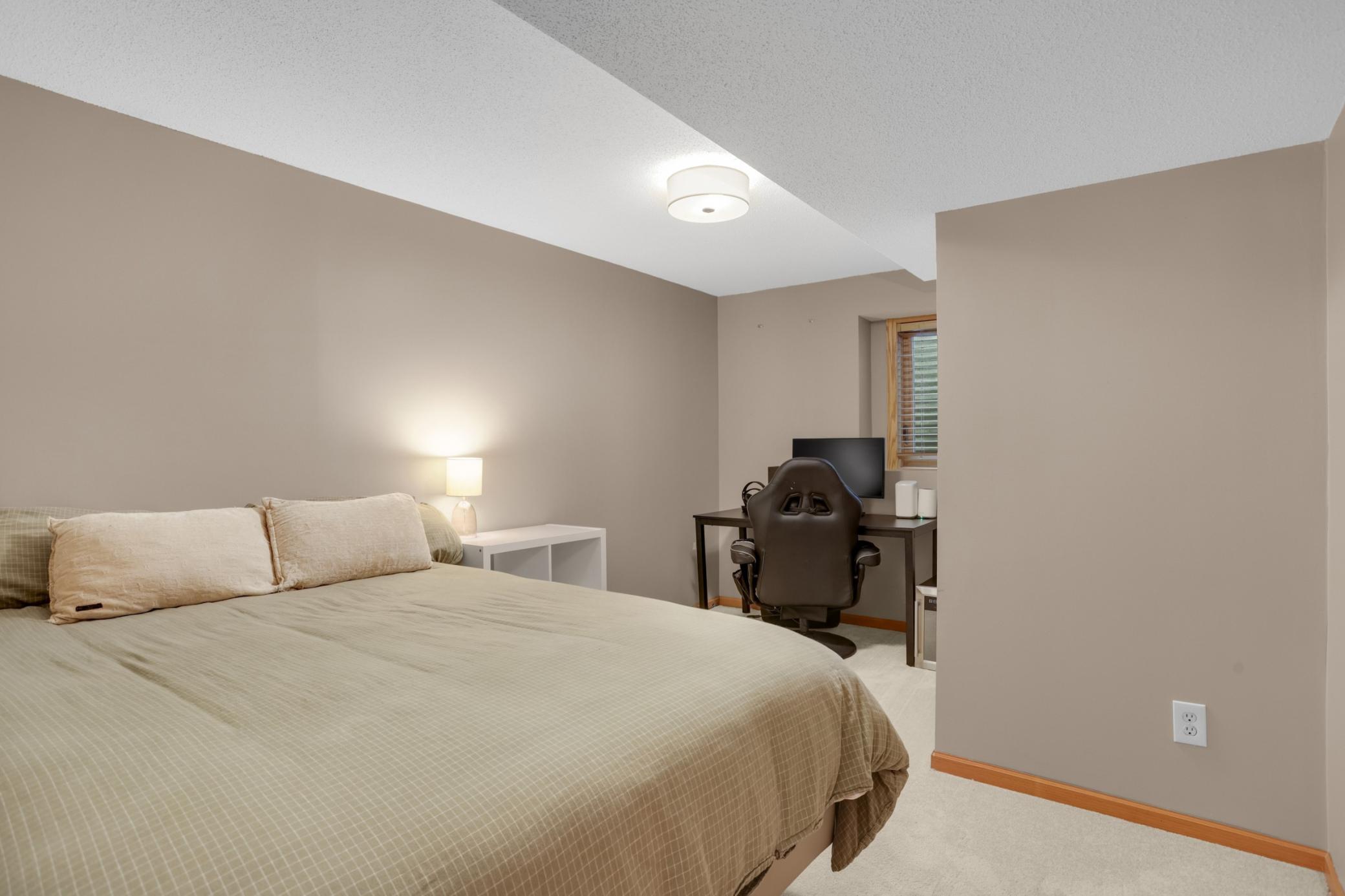 Bedroom #4 in the lower level.