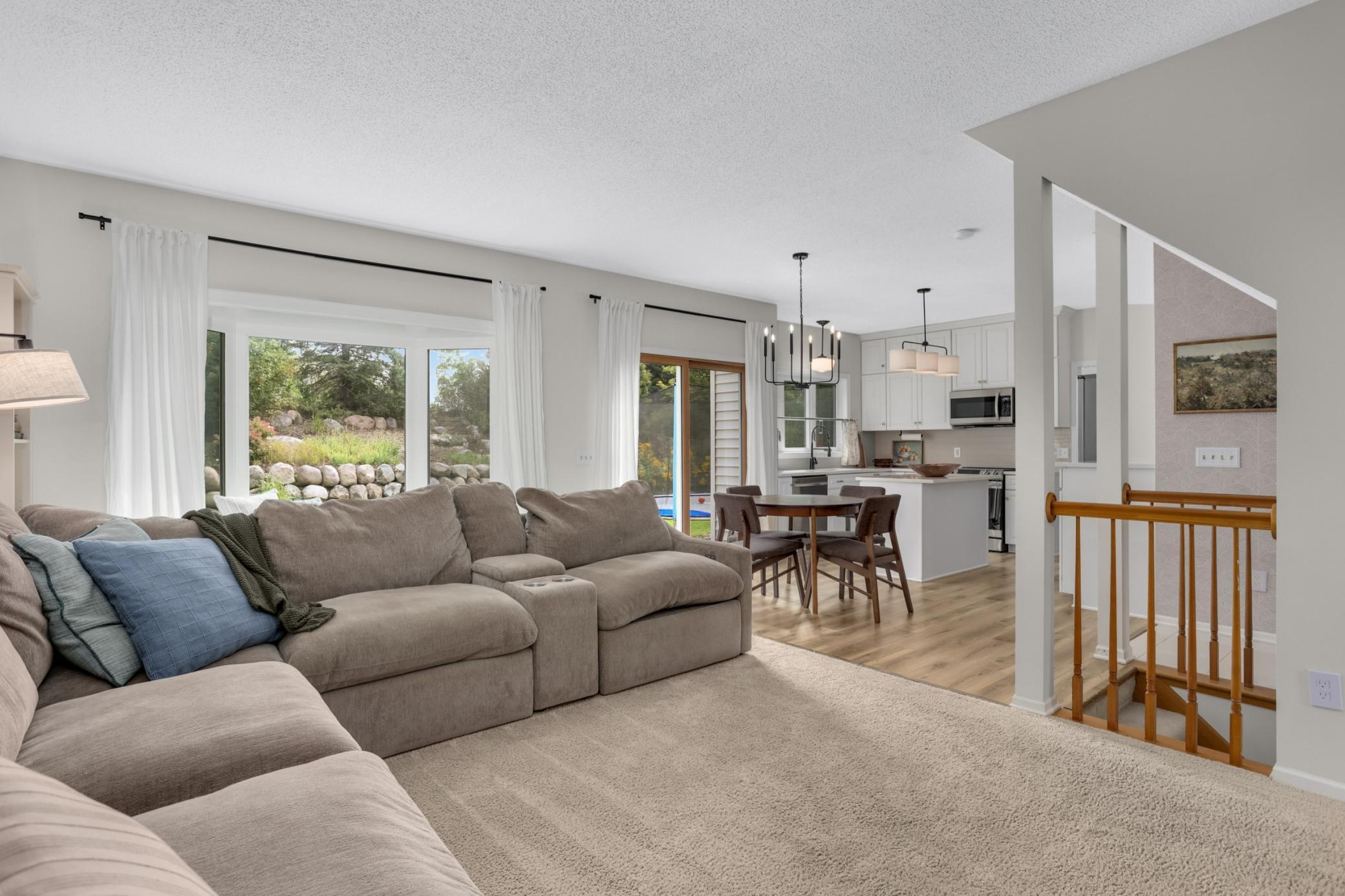 The open floor plan is fantastic for a variety of lifestyles.