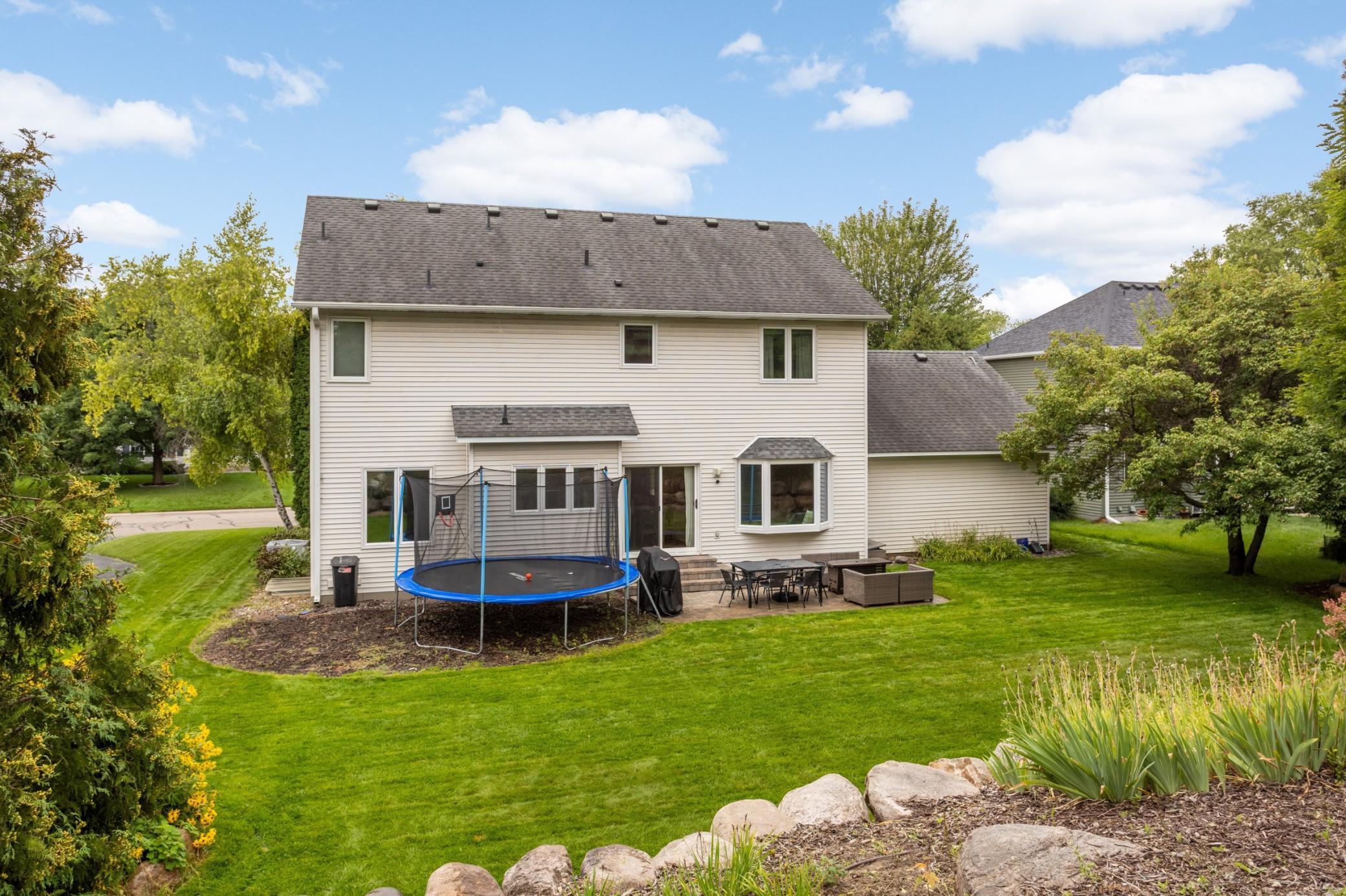 Another view of the back of the home.