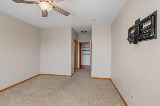 The condoâs neutral finishes provide a clean backdrop for a new owner to add their own style.