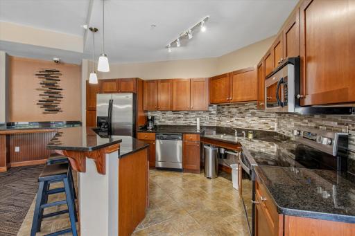 The Community Room is designed with entertaining in mind, the kitchen flows naturally into the adjacent gathering space.