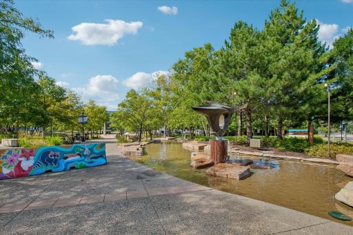 The Ames Center and Nicollet Commons Park are essentially part of the neighborhood, adding culture, entertainment, green space, and community events just outside your door.